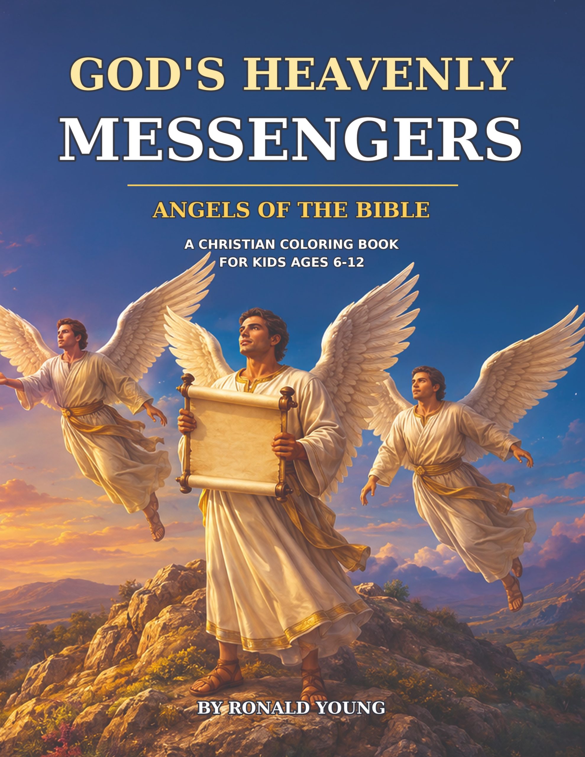 God’s Heavenly Messengers: An Angels of the Bible Christian Coloring Book for Kids Ages 6–12